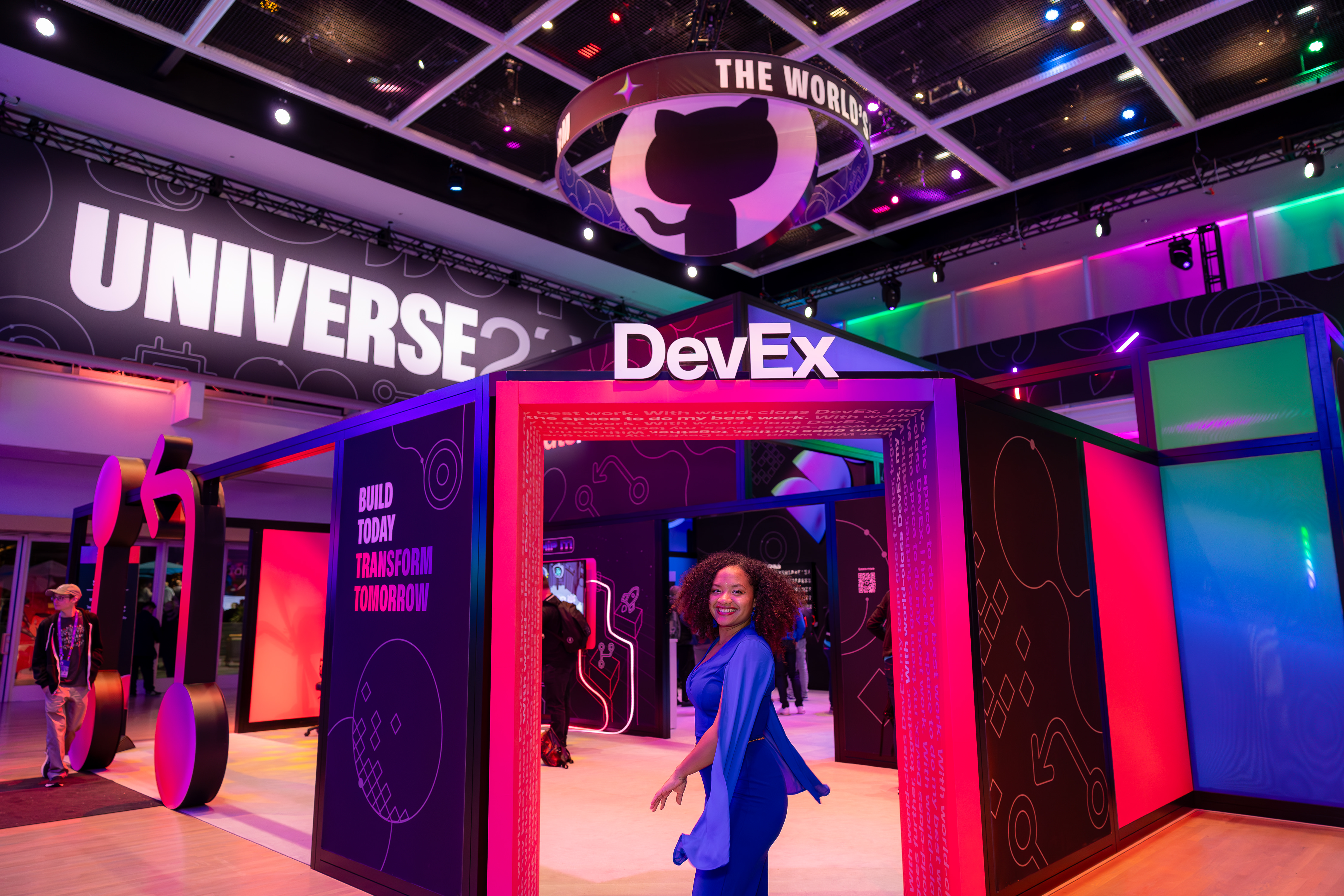 DevEx booth at GitHub Universe